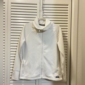 Calvin Klein White Fleece Jacket